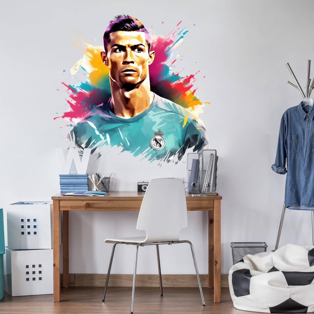 Αυτοκόλλητα για παιδικό δωμάτιο - Cristiano Ronaldo 